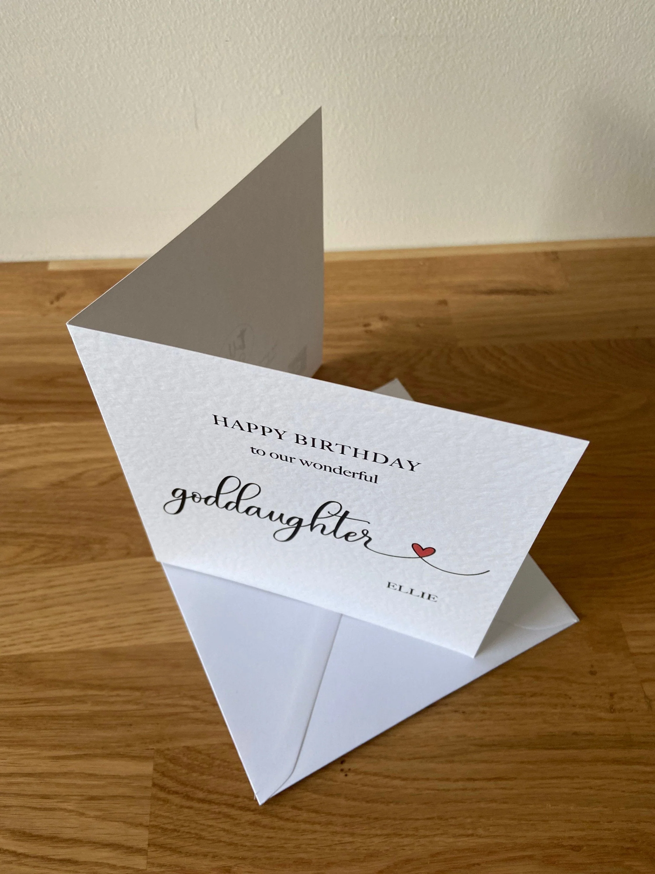 Personalised Goddaughter Birthday Card - Image 3