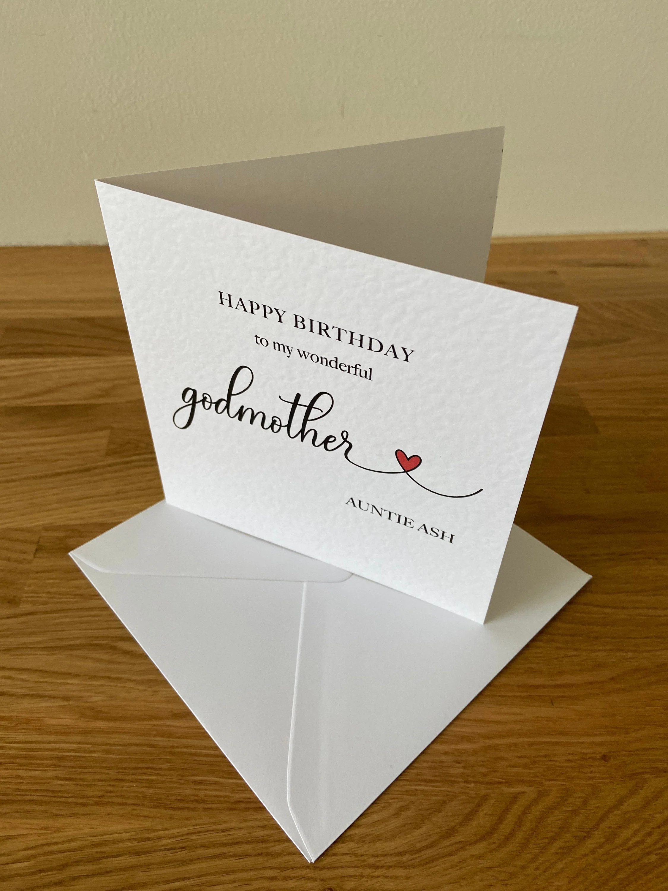 Personalised Godmother Birthday Card - Image 3