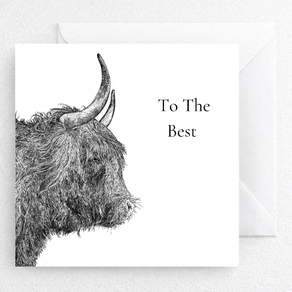 Personalised Highland Cow Father's Day Card - Image 4
