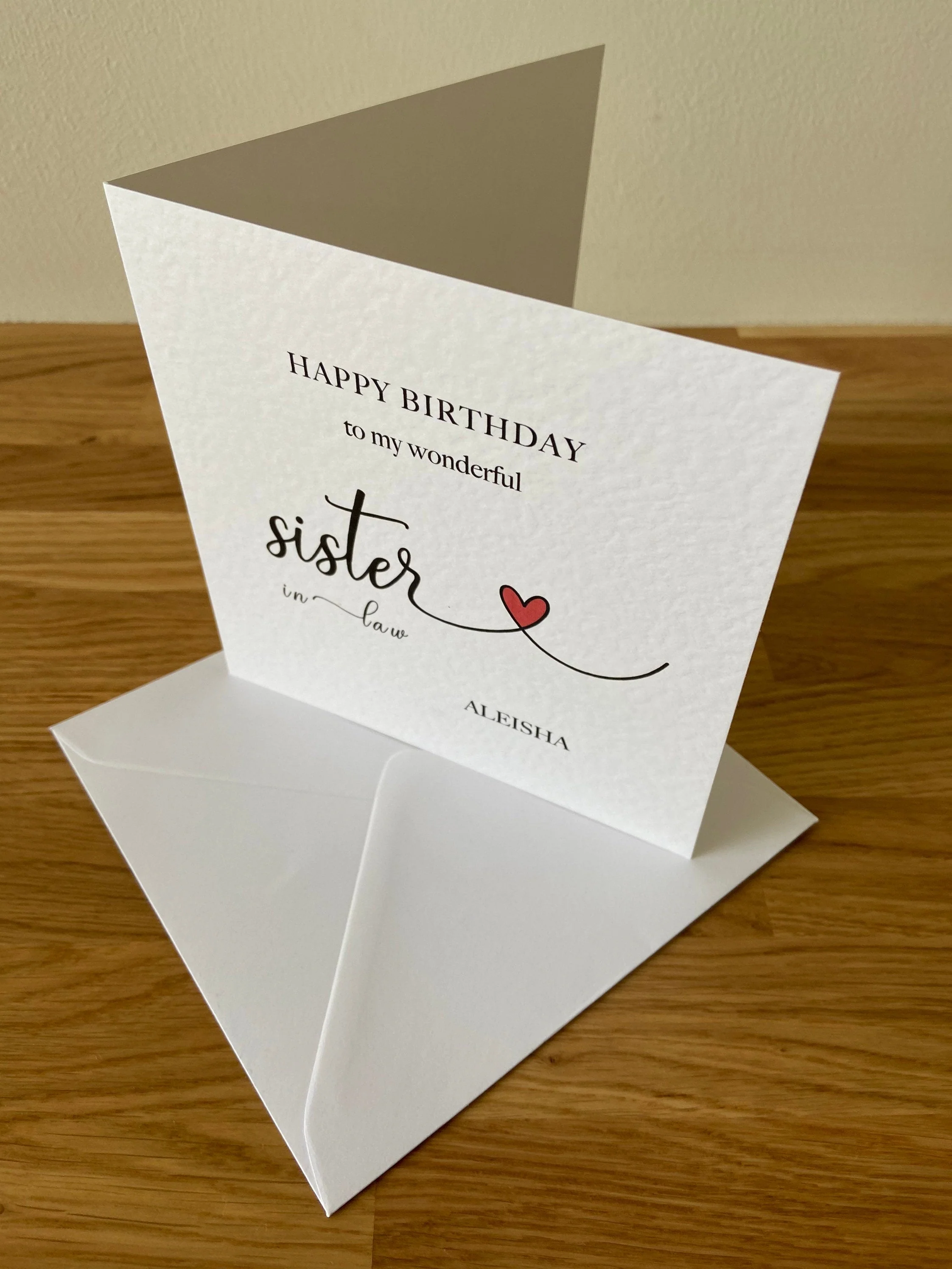 Personalised Sister-in-law Birthday Card - Image 4