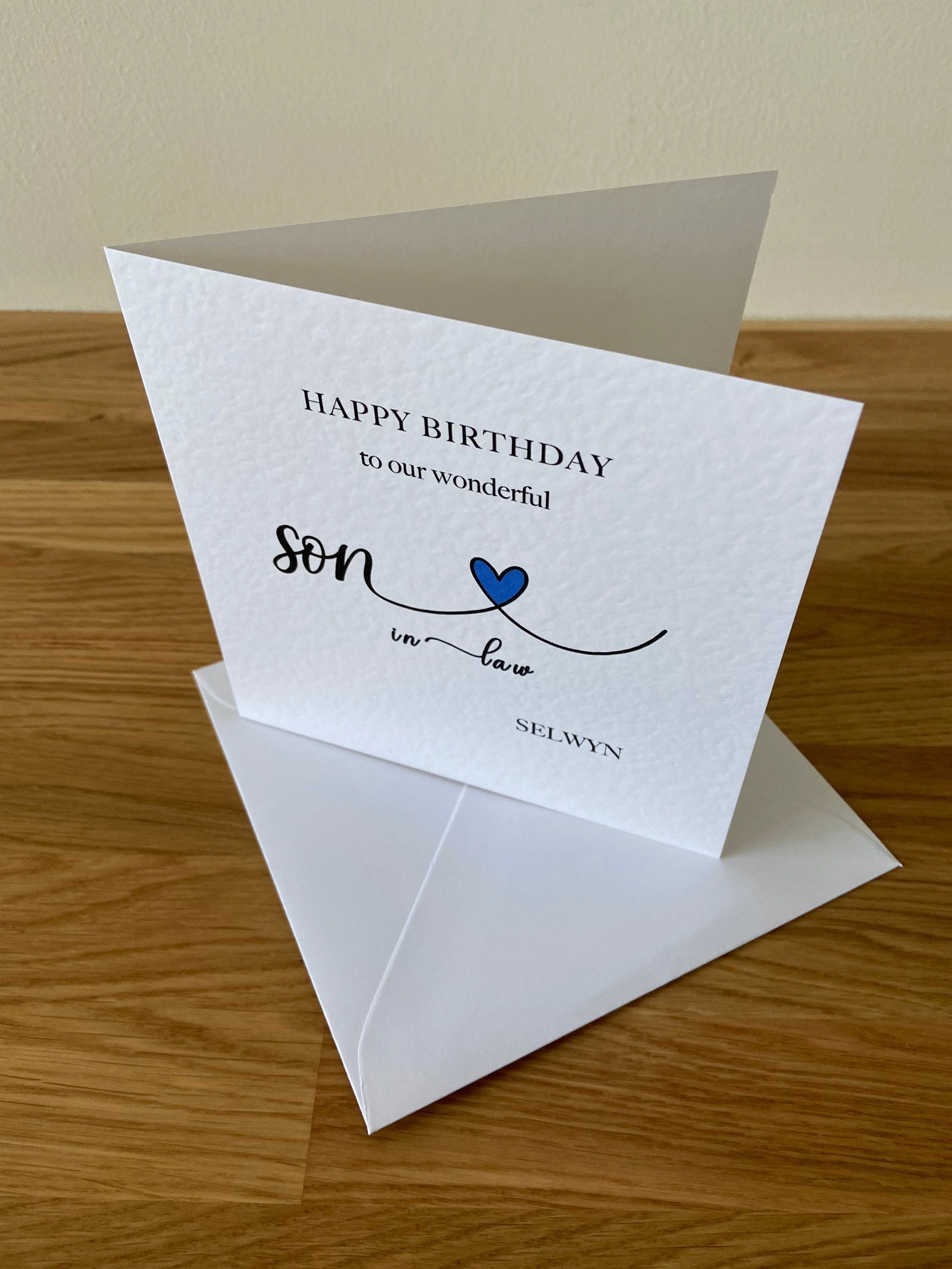 Personalised Son-in-law Birthday Card - Image 3
