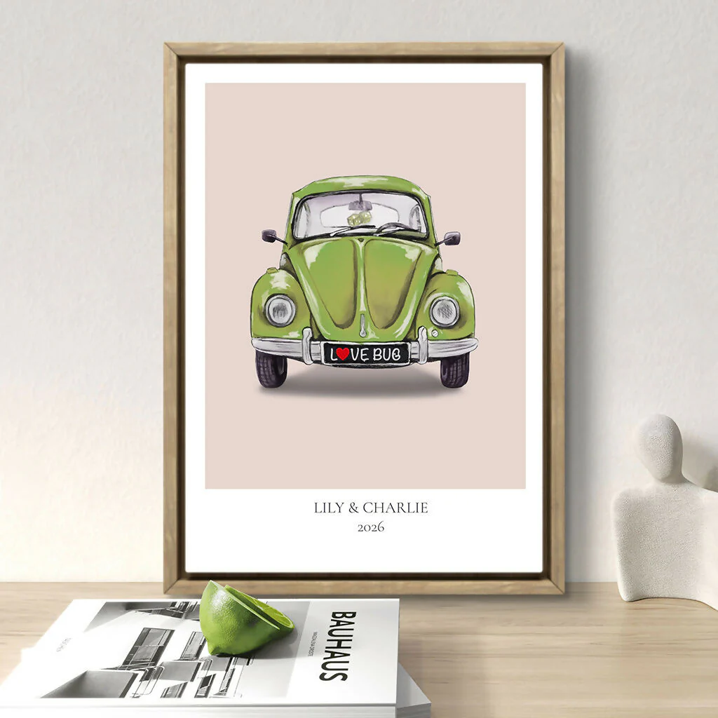 Personalised Anniversary Print – LOVE BUG - Image 10