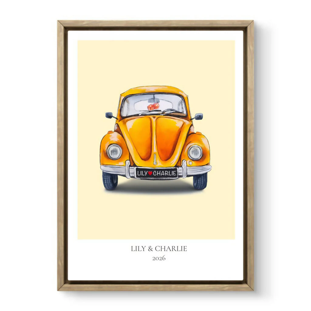 Personalised Anniversary Print – LOVE BUG - Image 3