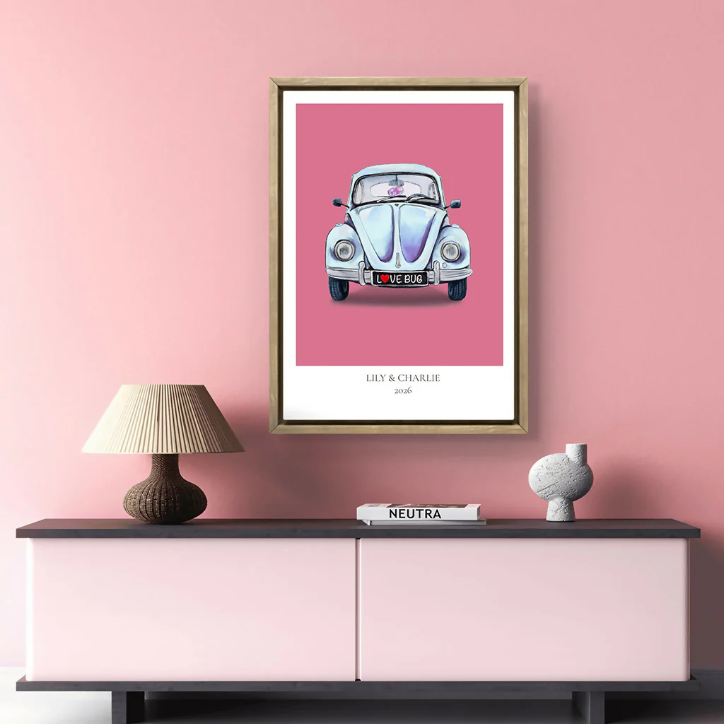 Personalised Anniversary Print – LOVE BUG - Image 4