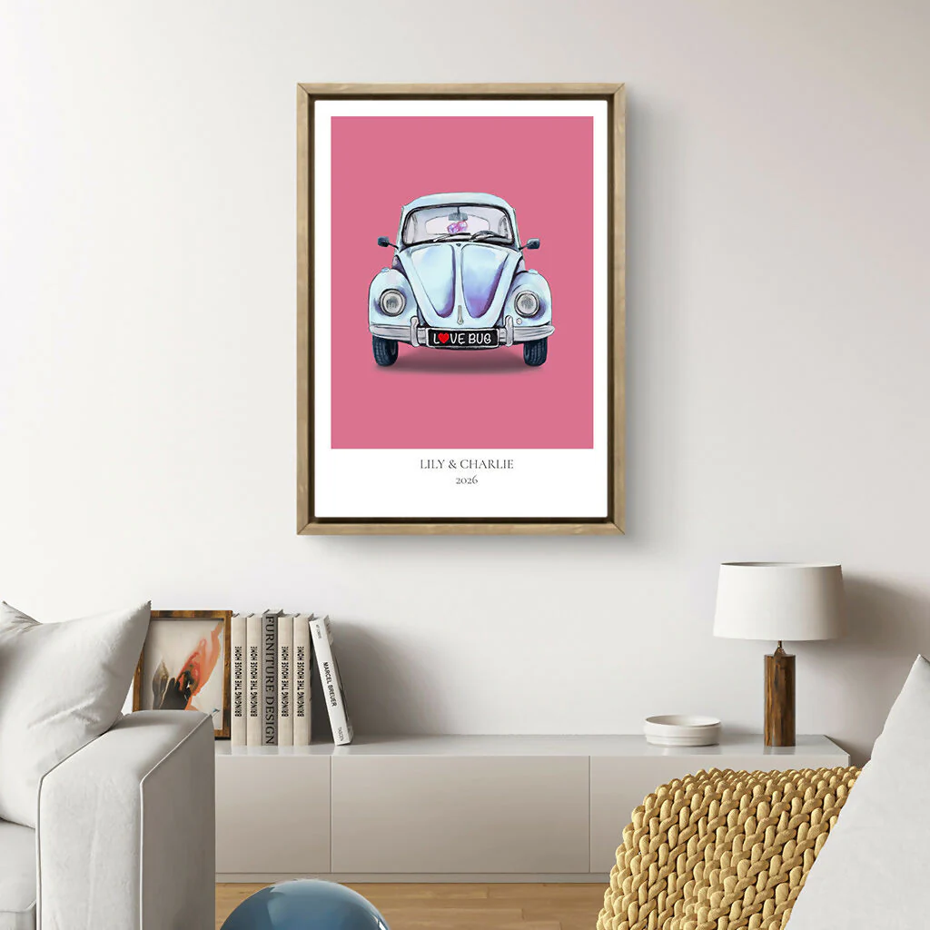 Personalised Anniversary Print – LOVE BUG - Image 6