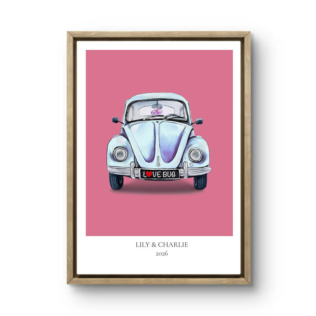 Personalised Anniversary Print – LOVE BUG - Image 7