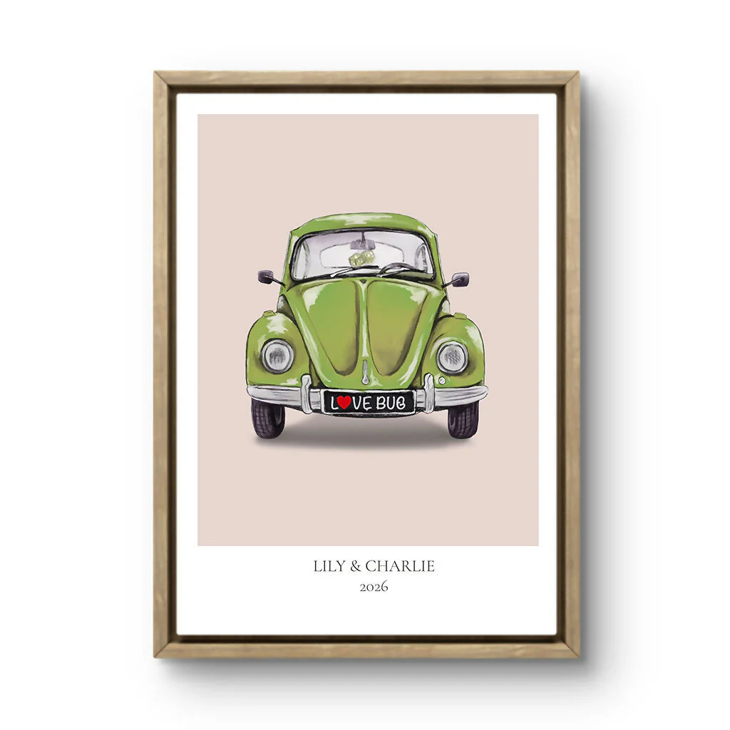 Personalised Anniversary Print – LOVE BUG - Image 8