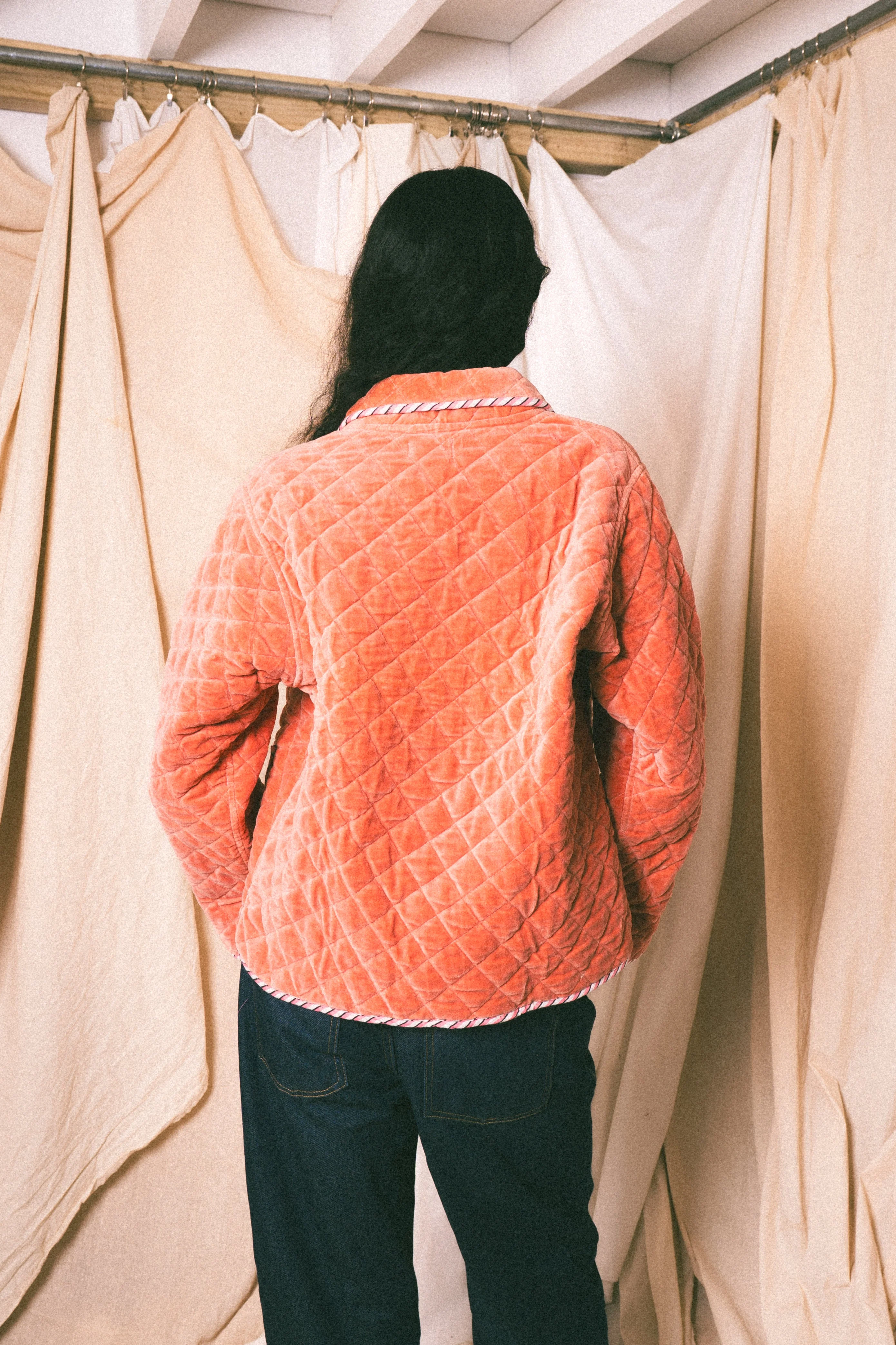 Pink Burford Velvet Jacket - Image 4
