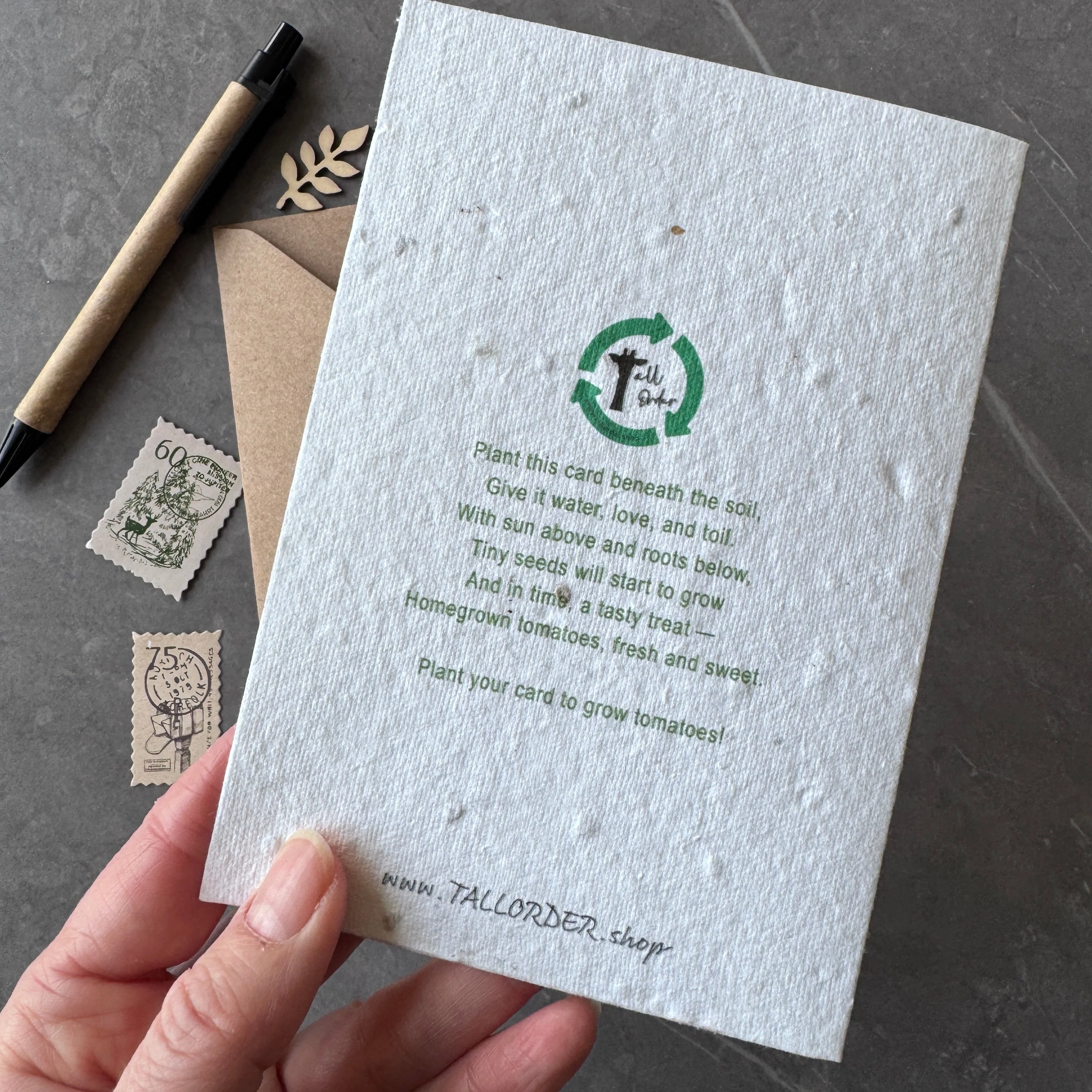Plantable Tomato Seed Card - Image 4