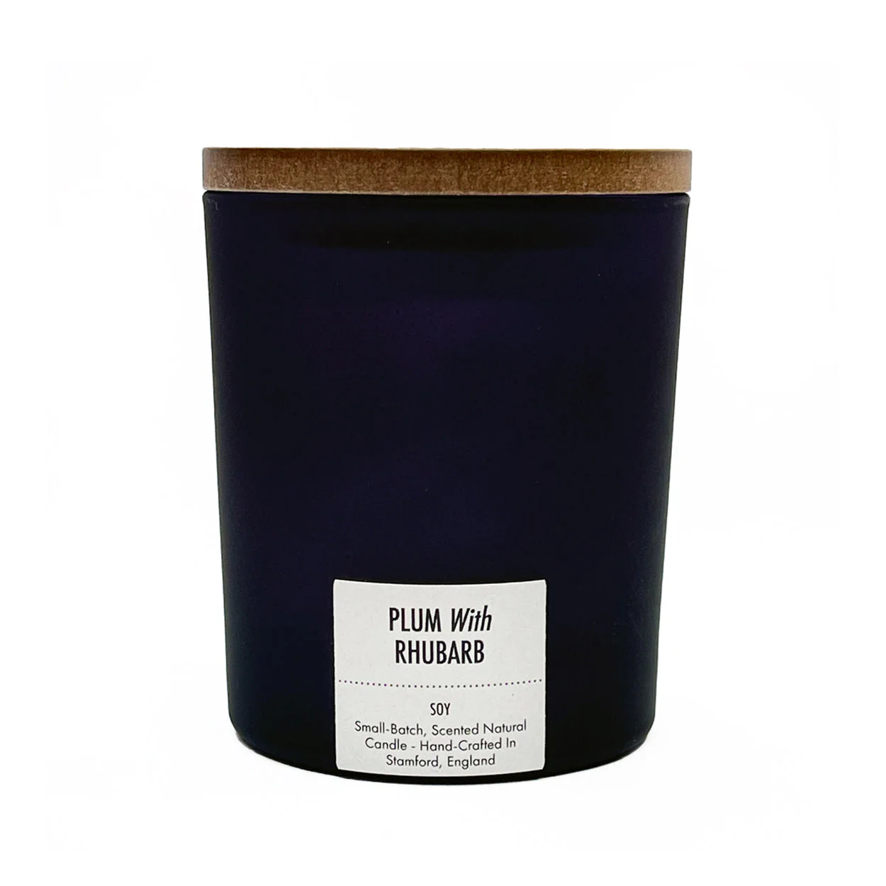 Plum With Rhubarb - Scented Soy Candle - Image 4