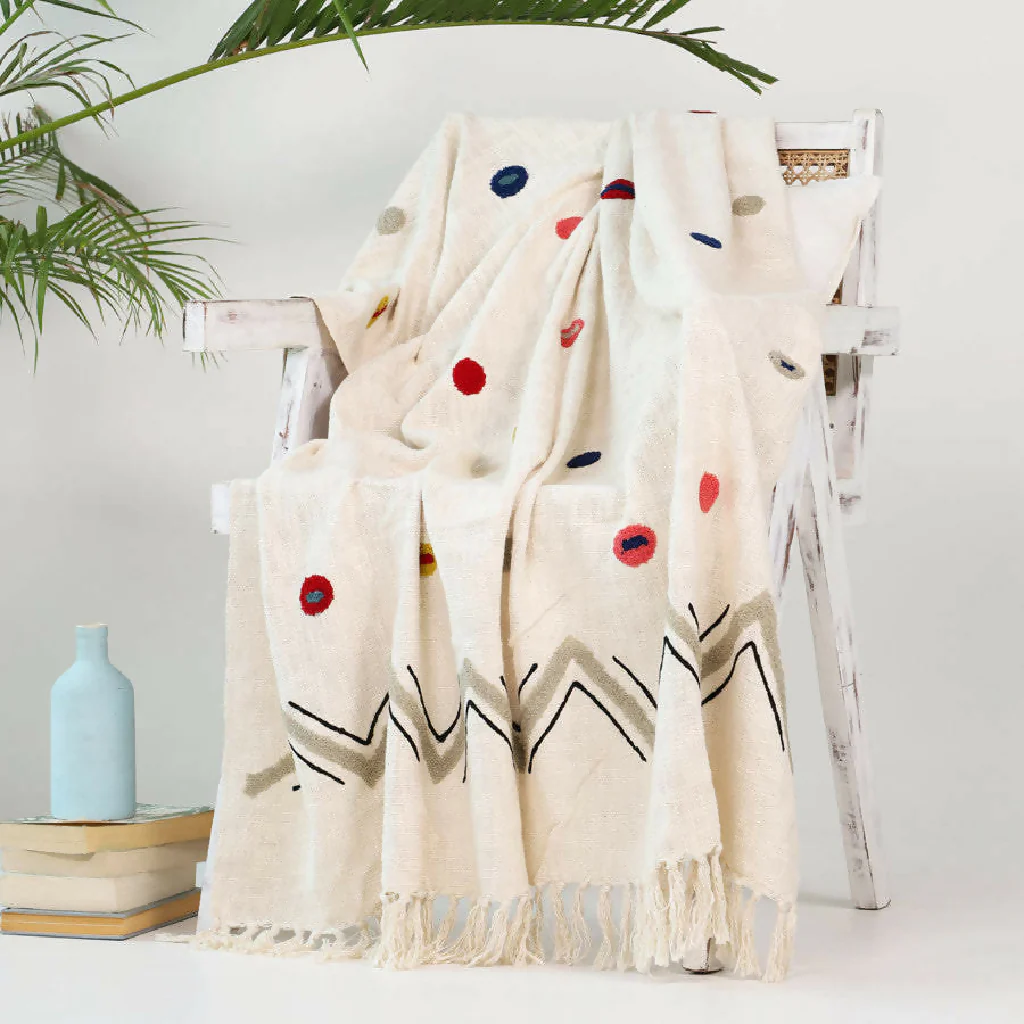 Polka Dot Throw Blanket - Image 2