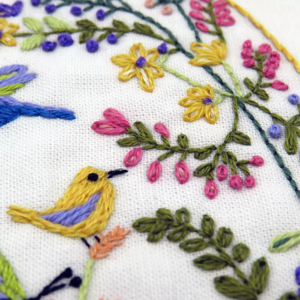 Pollinator Party Hand Embroidery Kit - Image 2
