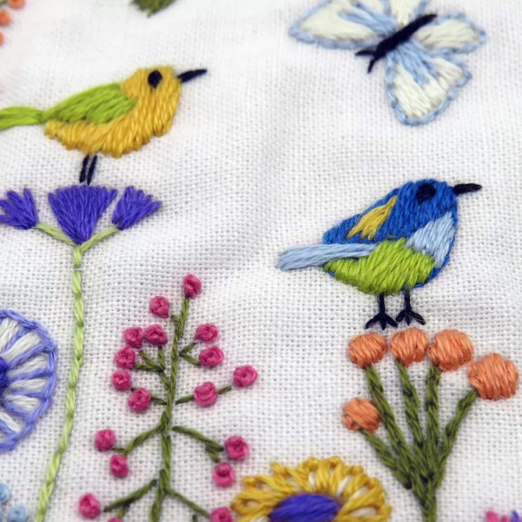 Pollinator Party Hand Embroidery Kit - Image 4