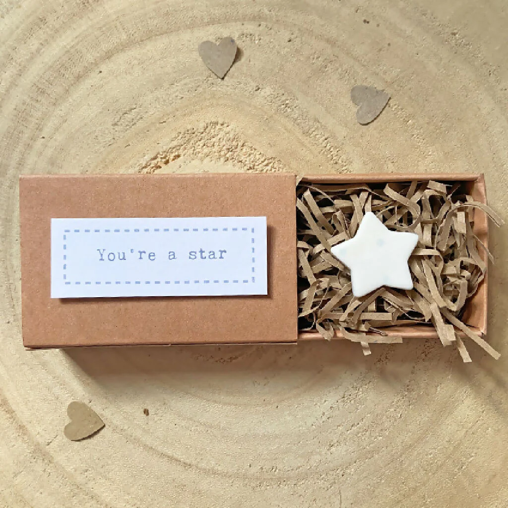 Porcelain Matchbox Token You're A Star - Image 2