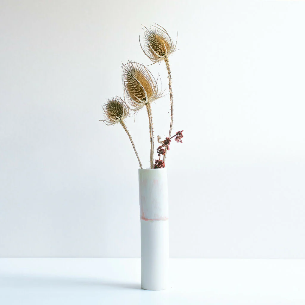 Porcelain Vase Tall - Image 2