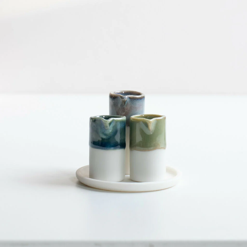 Porcelain Wildflower Vase - Image 5