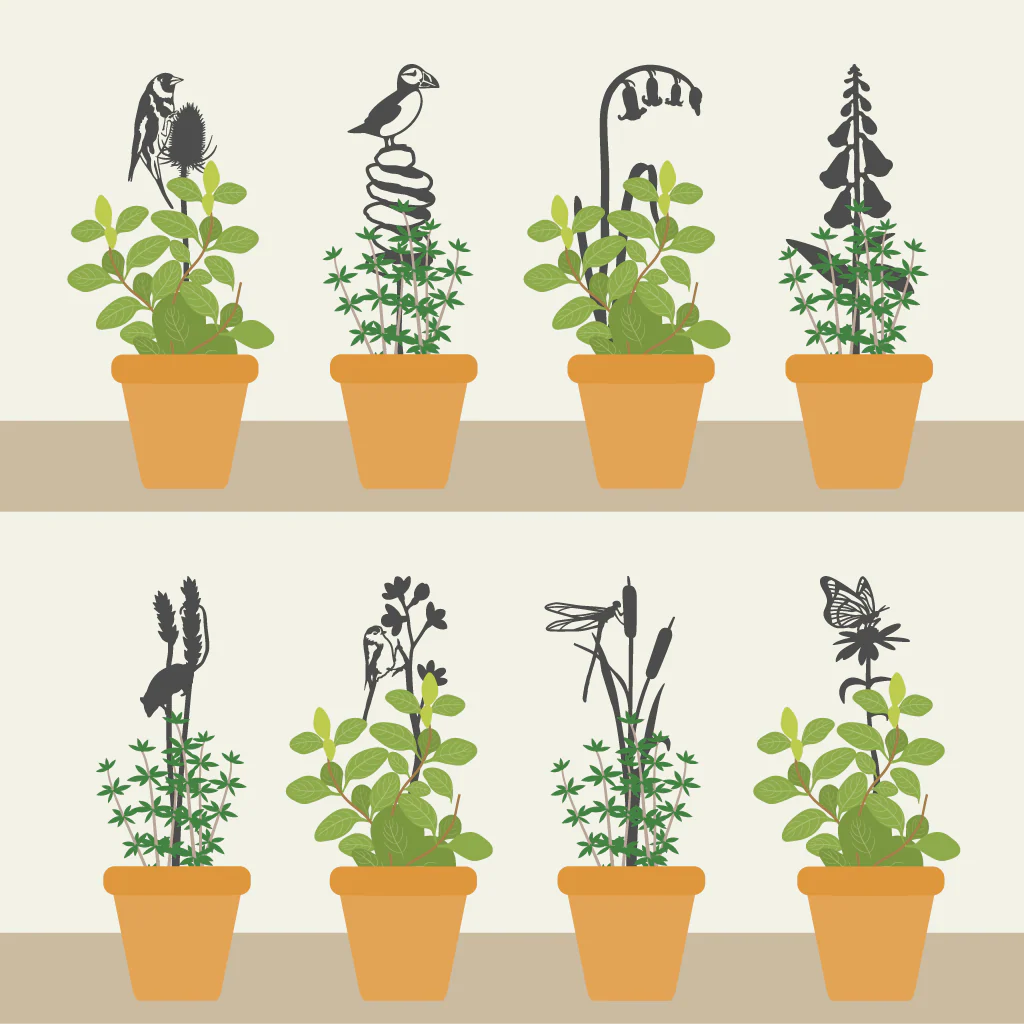 Pot Stems - Wren on a fork - Image 7