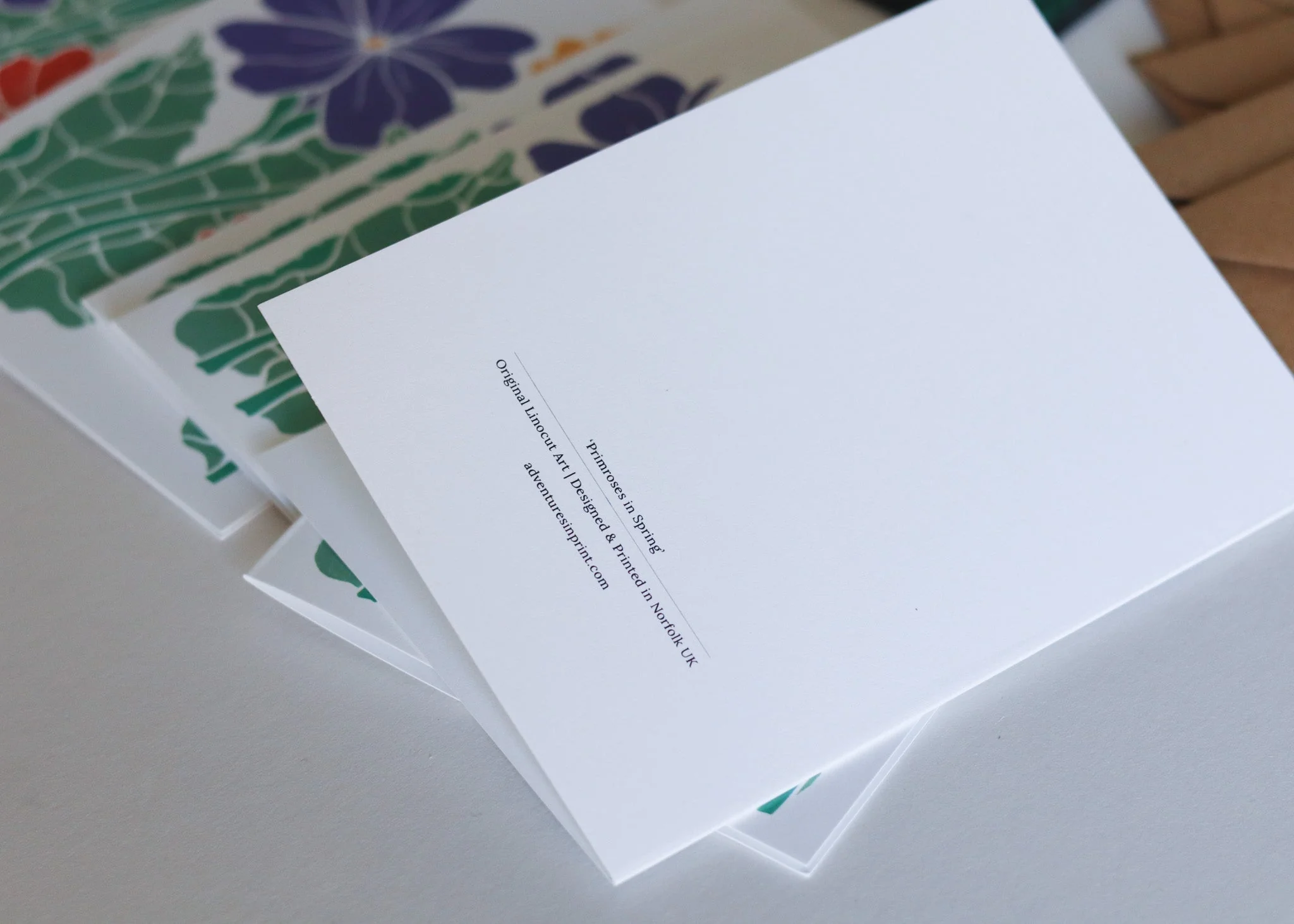 Primroses in Spring | Set of 8 Notecards & Envelopes - Image 5