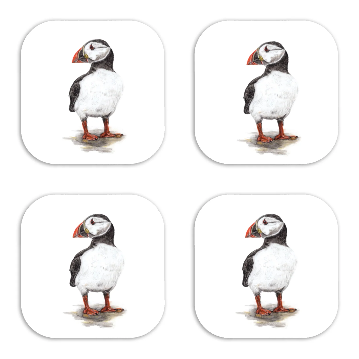Puffin Coasters (Set of 4) - Image 3