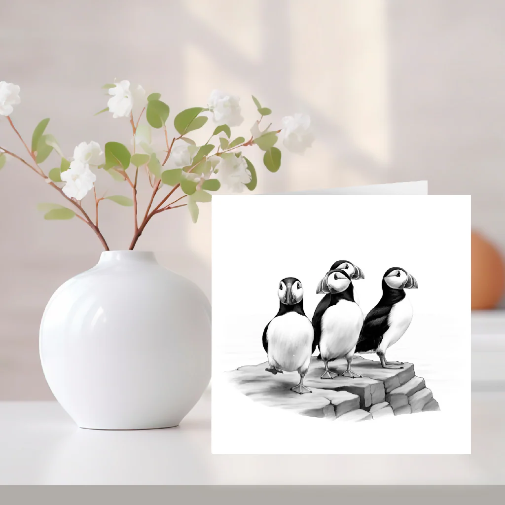 Puffin Rock Greeting Card