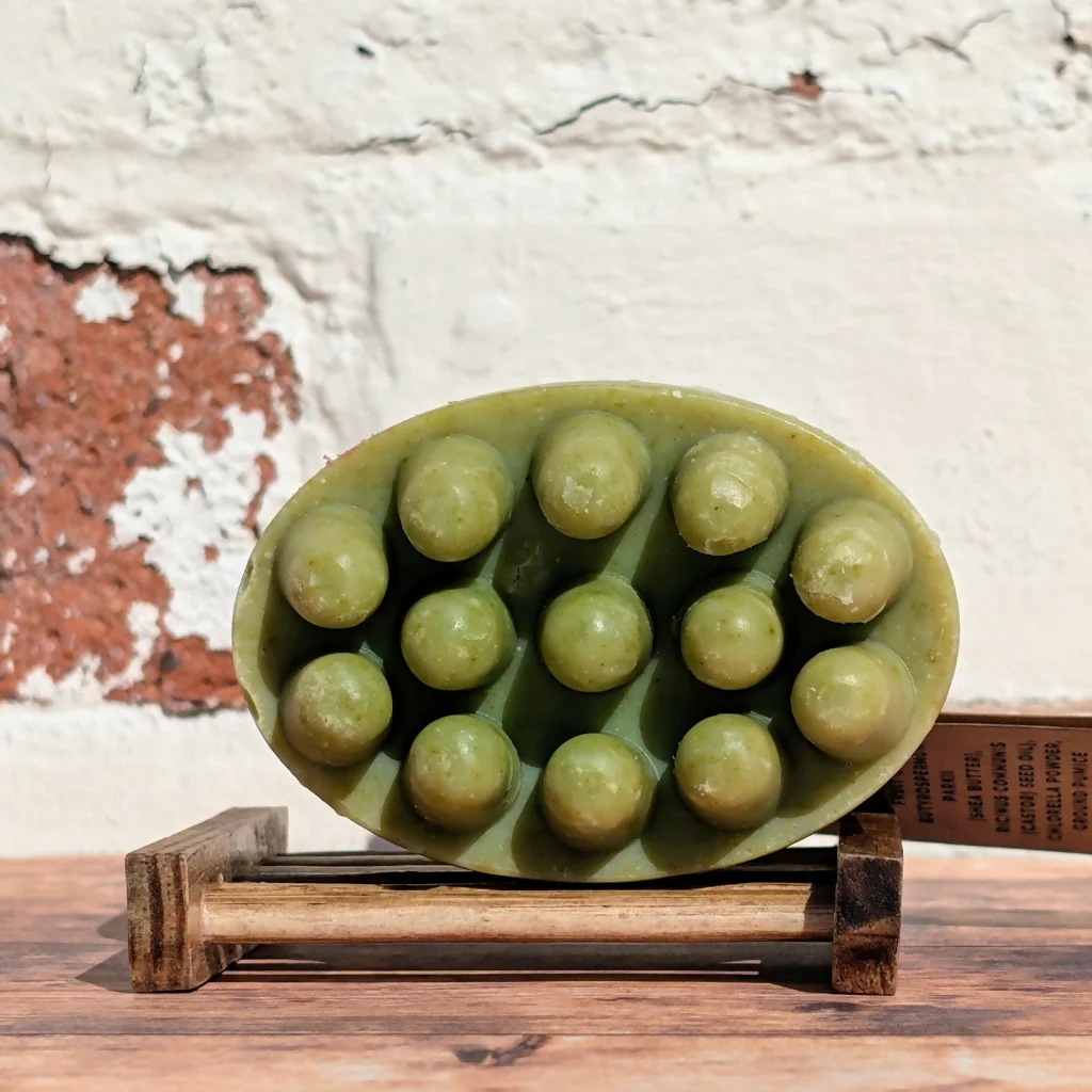 Pumice Stone Scrub Bar (with Pine, Bergamot & Thyme) - Image 2