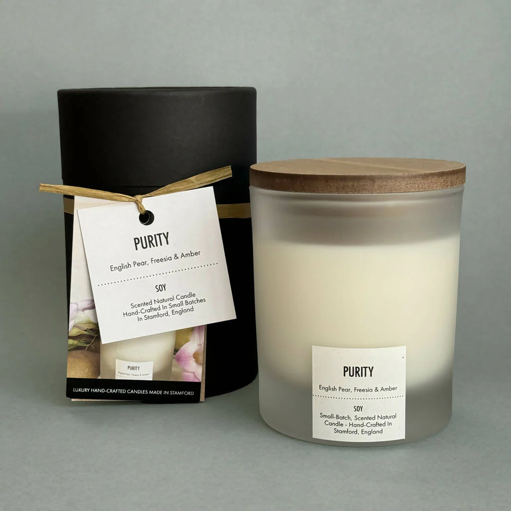 Purity - Scented Soy Candle - Image 2