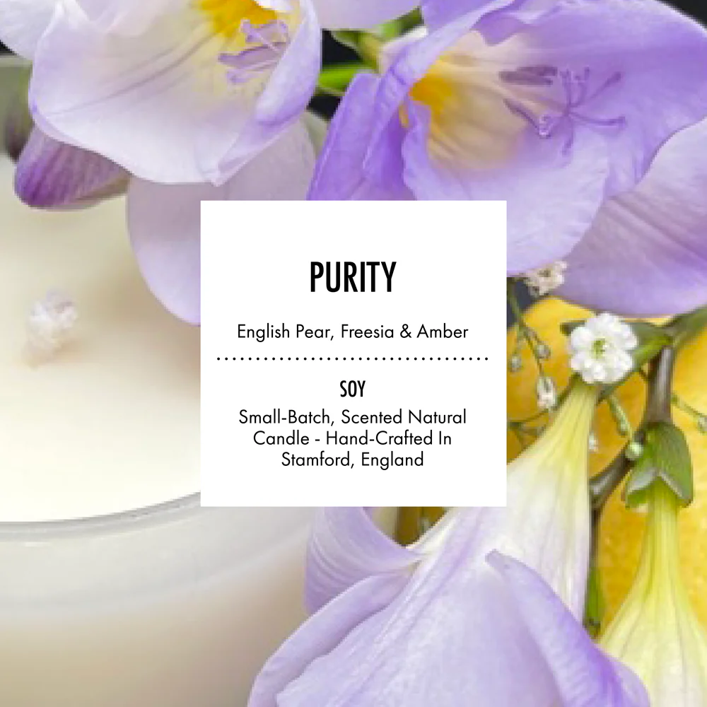 Purity - Scented Soy Candle - Image 4