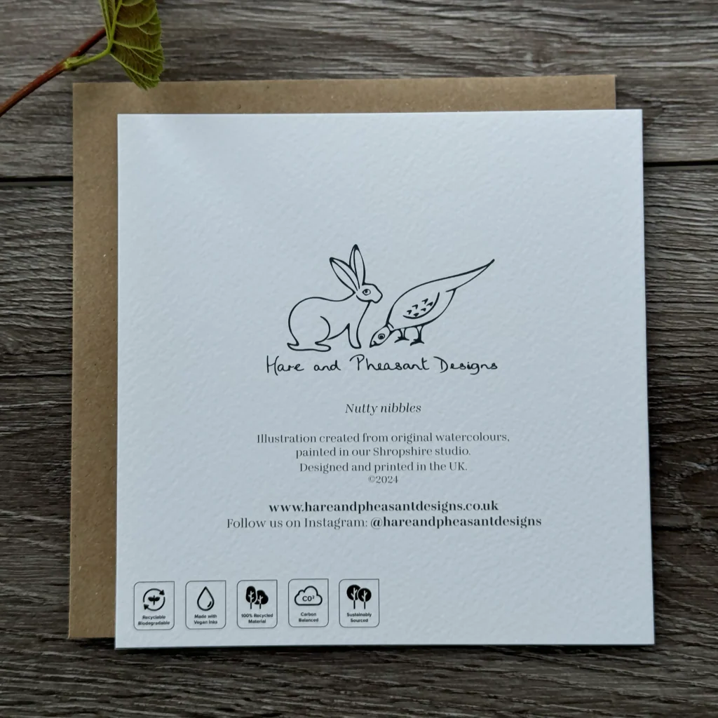 Red Squirrel Greeting Card - Image 3