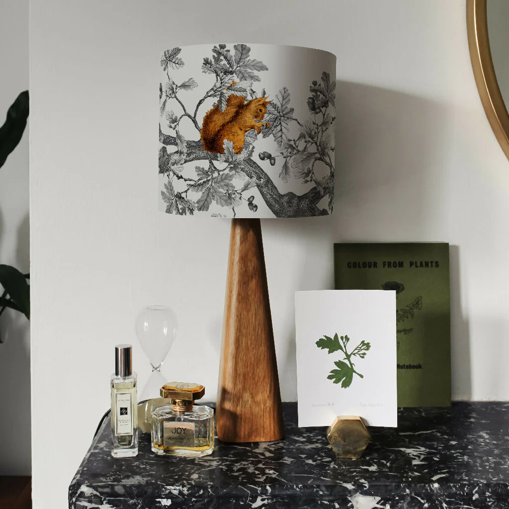 Red Squirrel Lampshade – British Wildlife Collection - Image 8