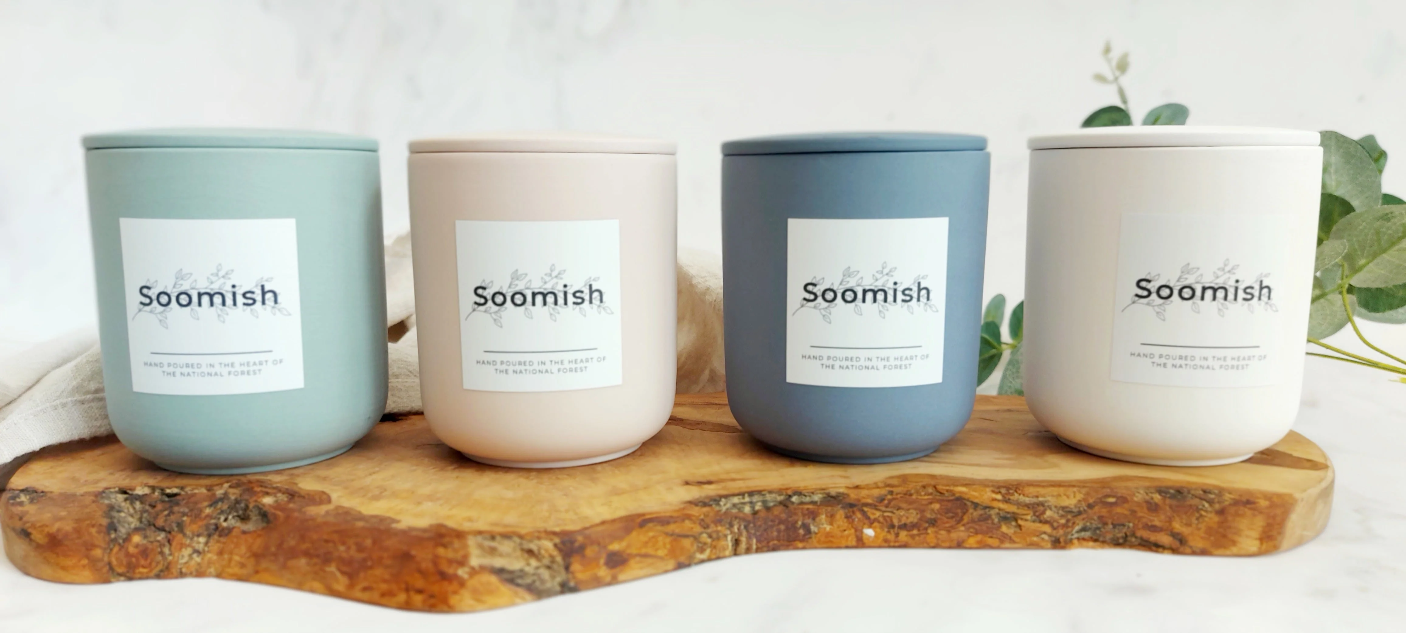 Refillable Candle Pot & Refill - Light Pink - Image 6