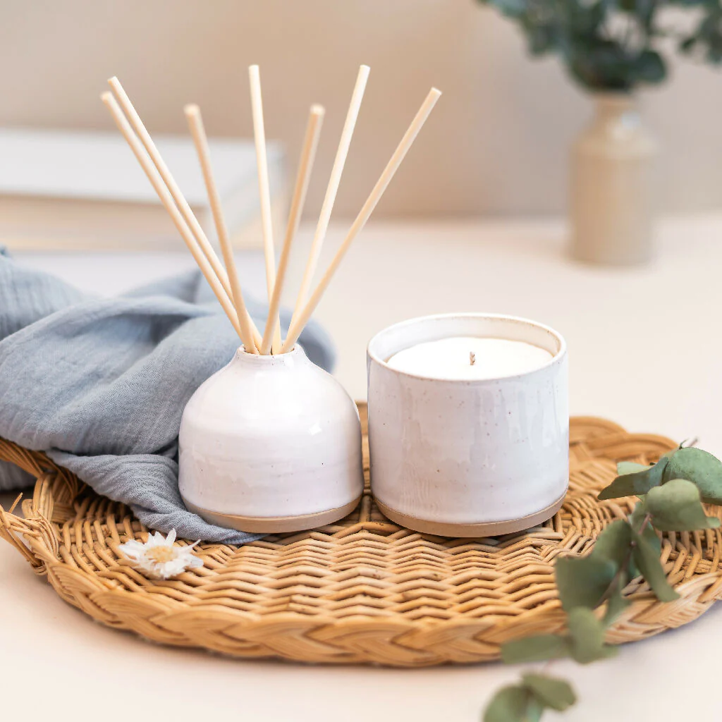Refillable Ceramic Diffuser in Soft White - Image 2
