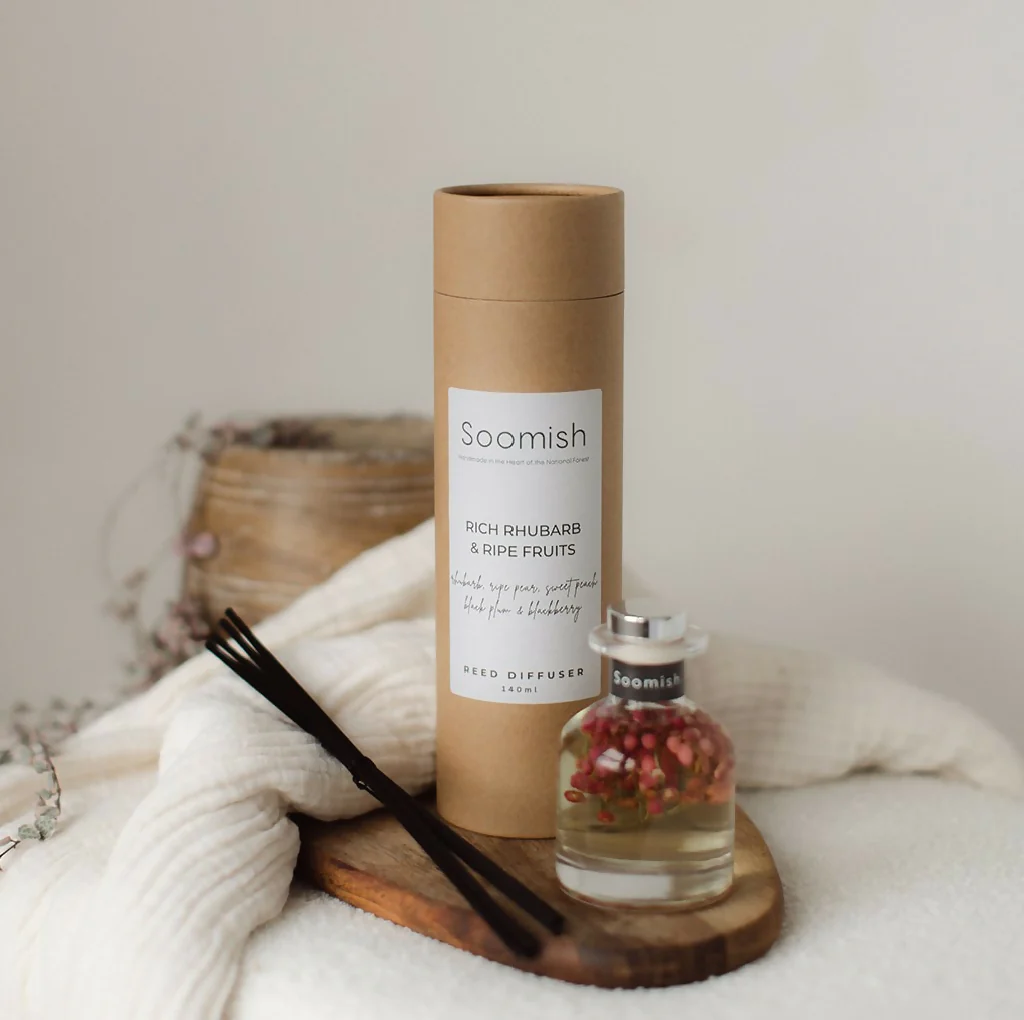 Rich Rhubarb & Ripe Fruits Botanical Reed Diffuser