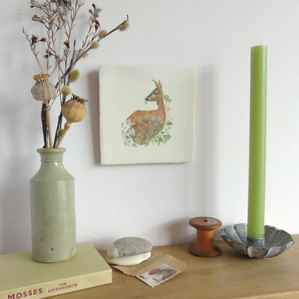 Roe Deer Ceramic Tile Wall Art - Image 10