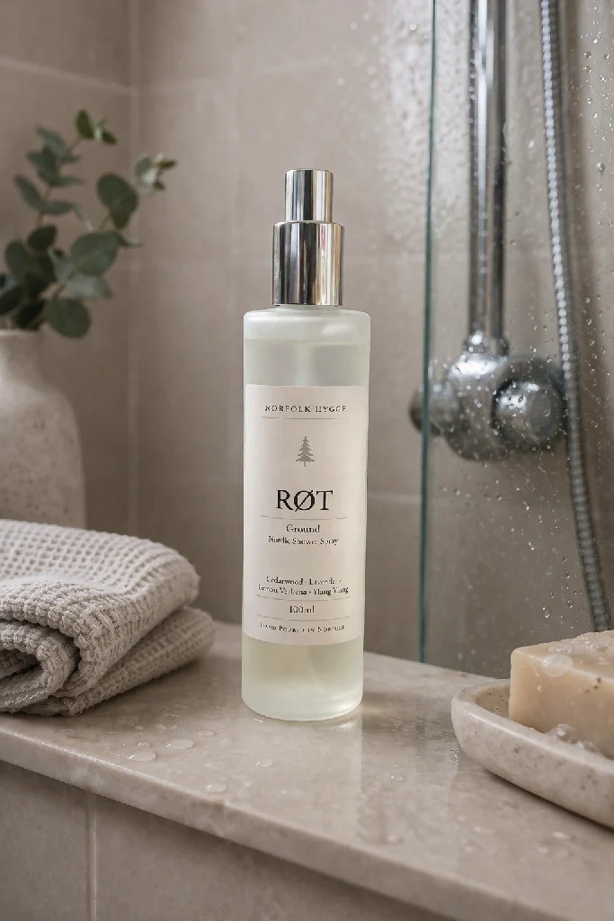 RØT — Ground Nordic Shower Spray | Cedarwood, Lavender, Lemon Verbena, Ylang Ylang - Image 2