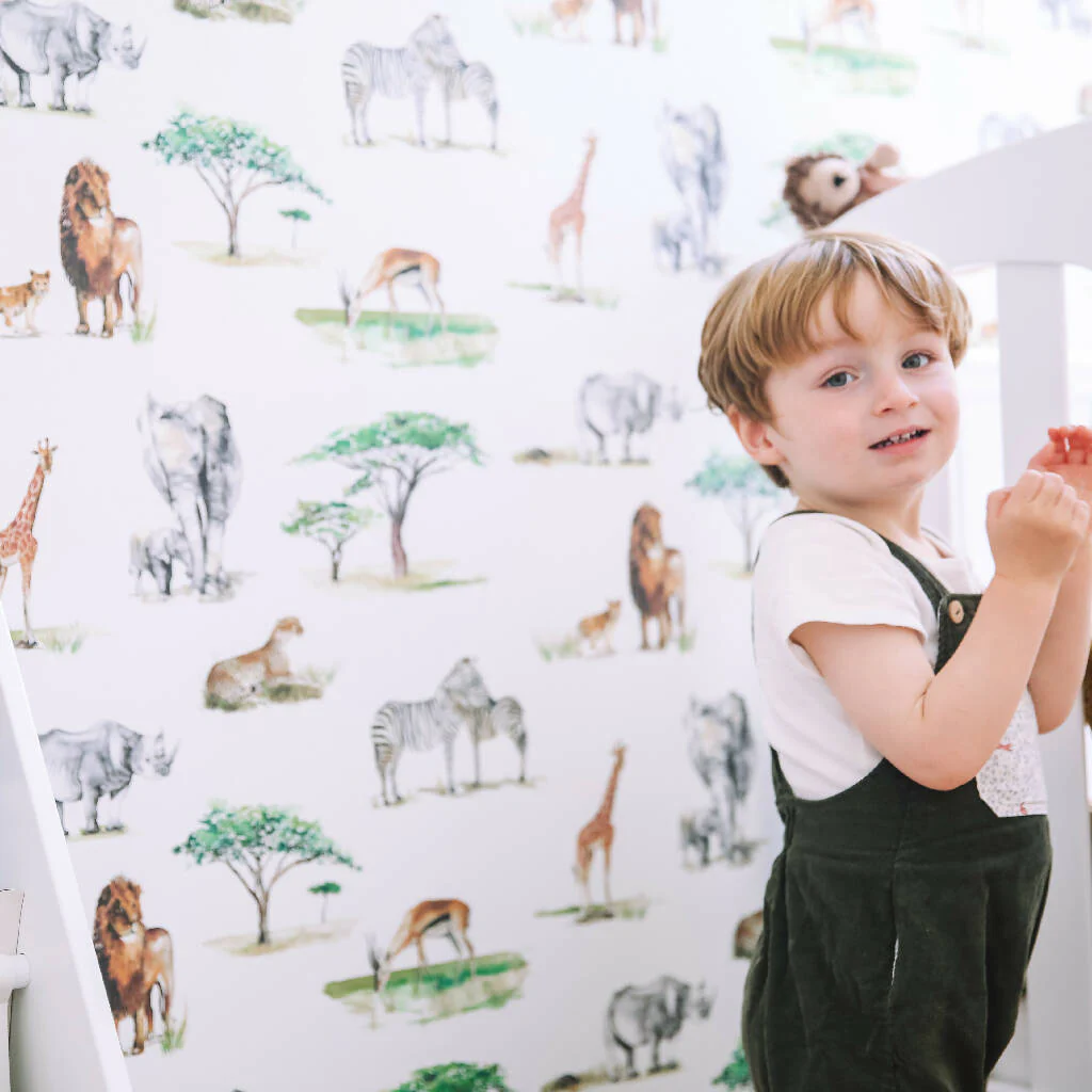 Safari Animals Children's Wallpaper