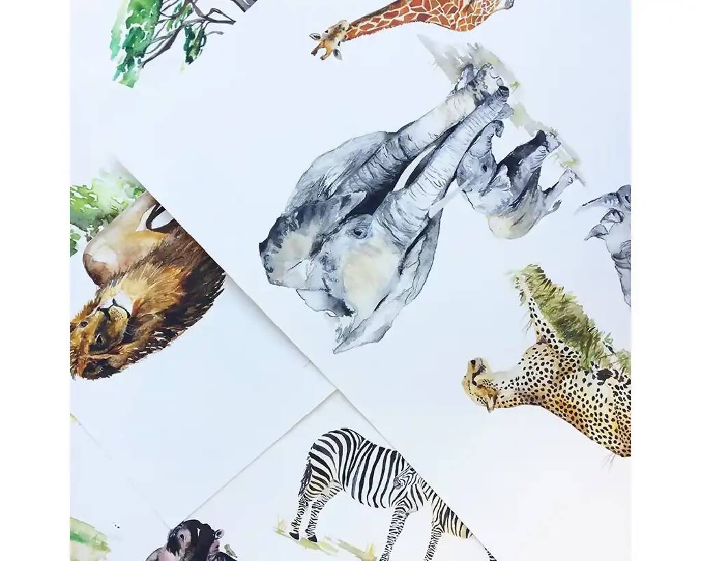 Safari Animals Children's Wallpaper - Image 10