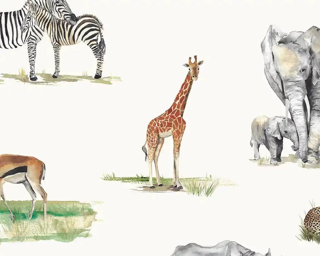 Safari Animals Children's Wallpaper - Image 9