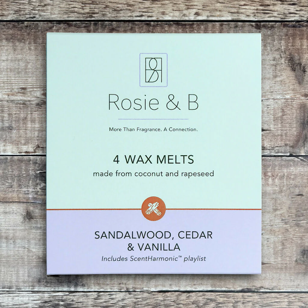 Sandalwood, Cedar & Vanilla Wax Melts - Image 2