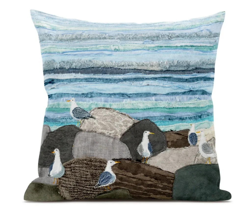 Seagulls Luxury Cushion - Image 2