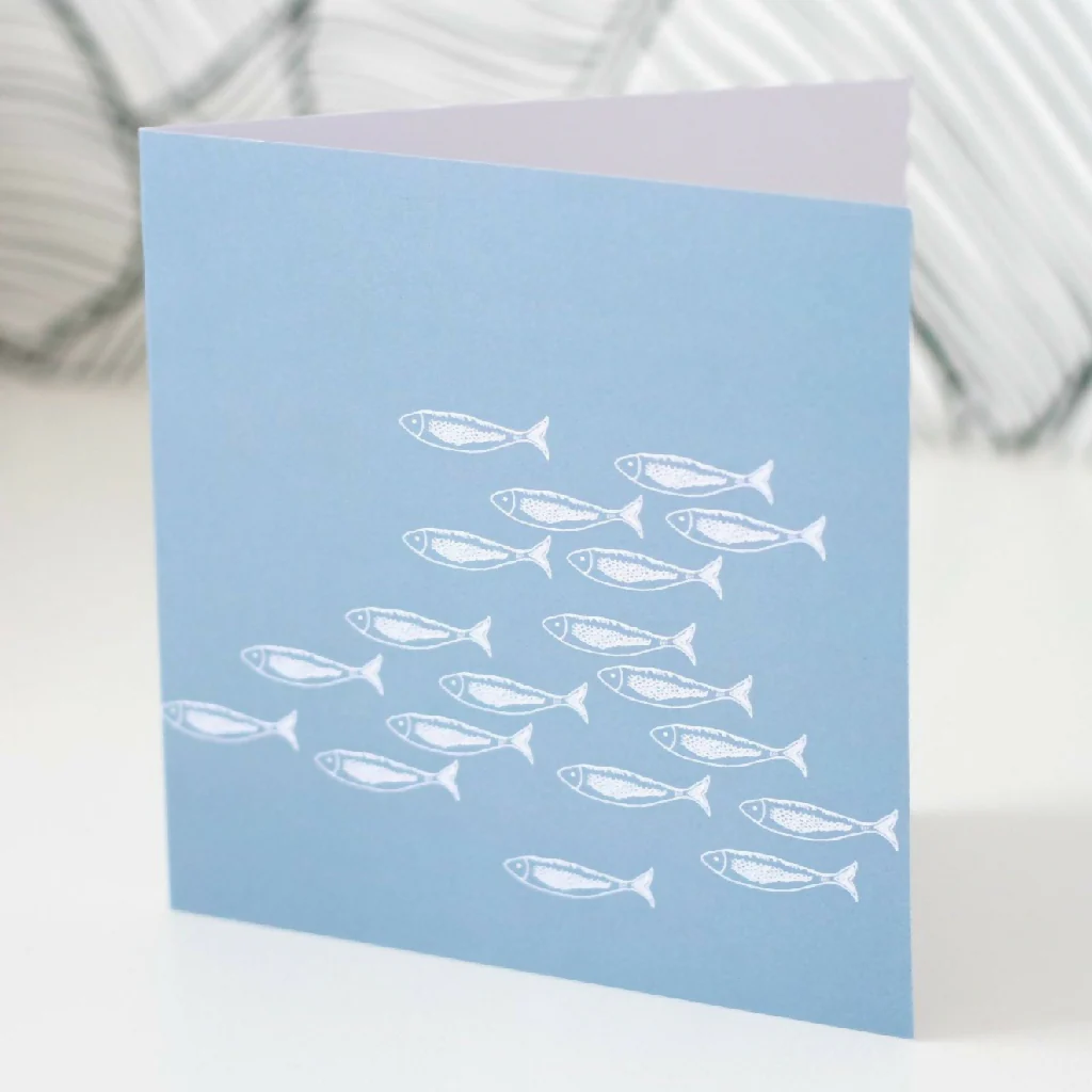 Shoal of Fish Greetings Card