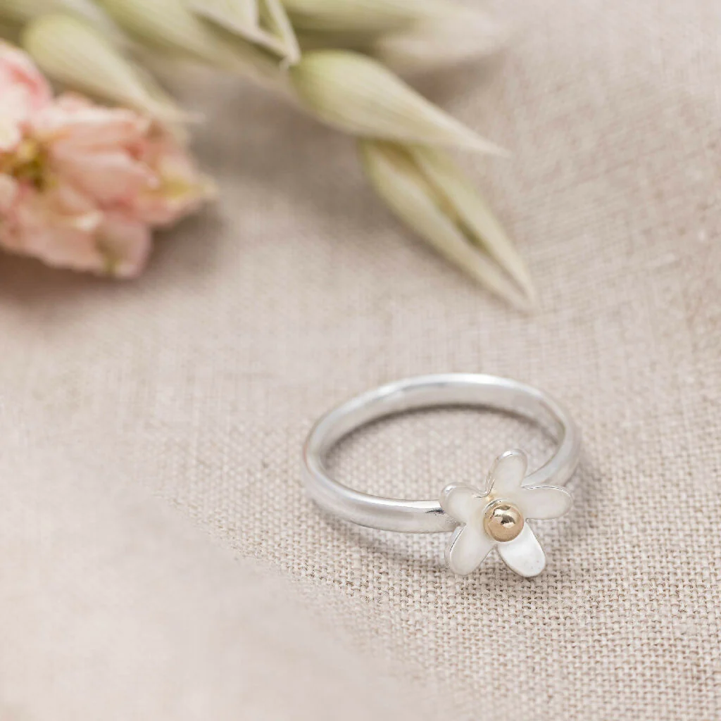 Silver Daisy Ring - Image 2