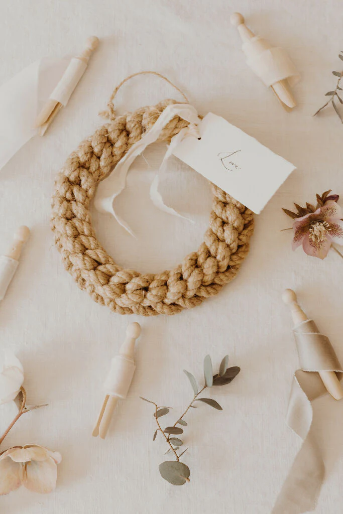 Small 15cm Rope Spring Wreath - Image 6