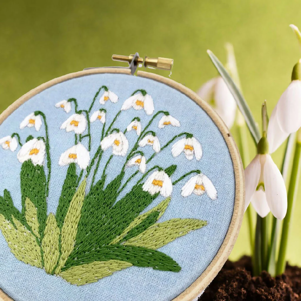 Snowdrop Embroidery Kit - Image 5
