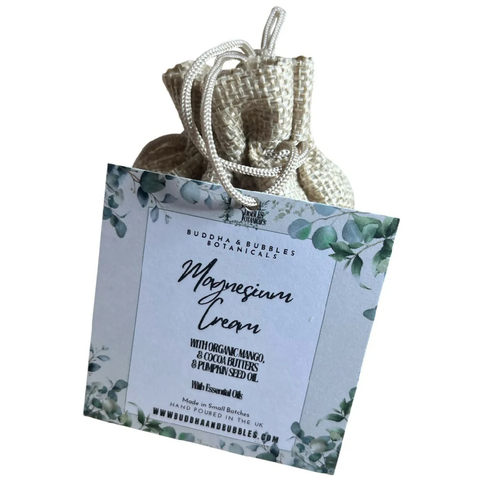 LARGE Relaxing Magnesium Cream for sleep and muscle relief with Clary Sage Lavender and Rose Geranium 150g - Image 7
