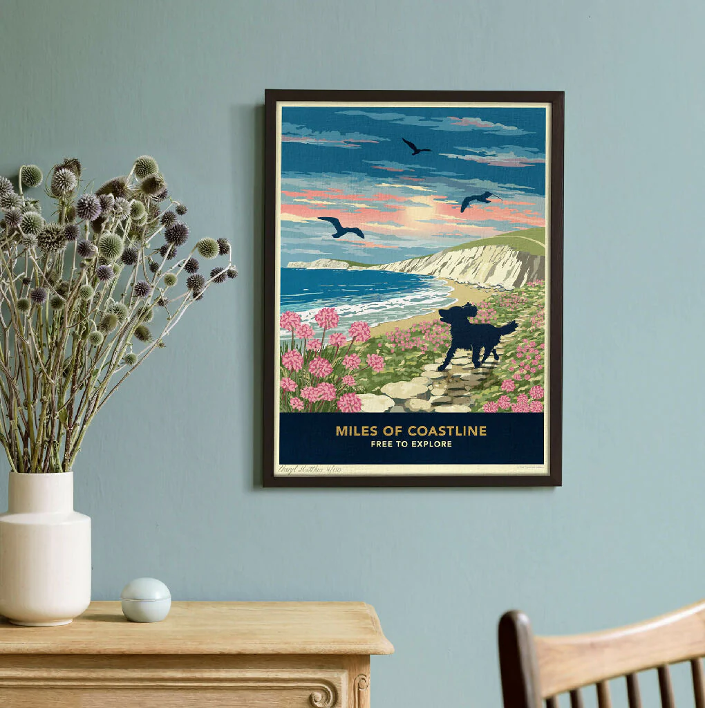 SPANIEL 'COASTAL WALKS’ LIMITED EDITION ART PRINT - Image 3