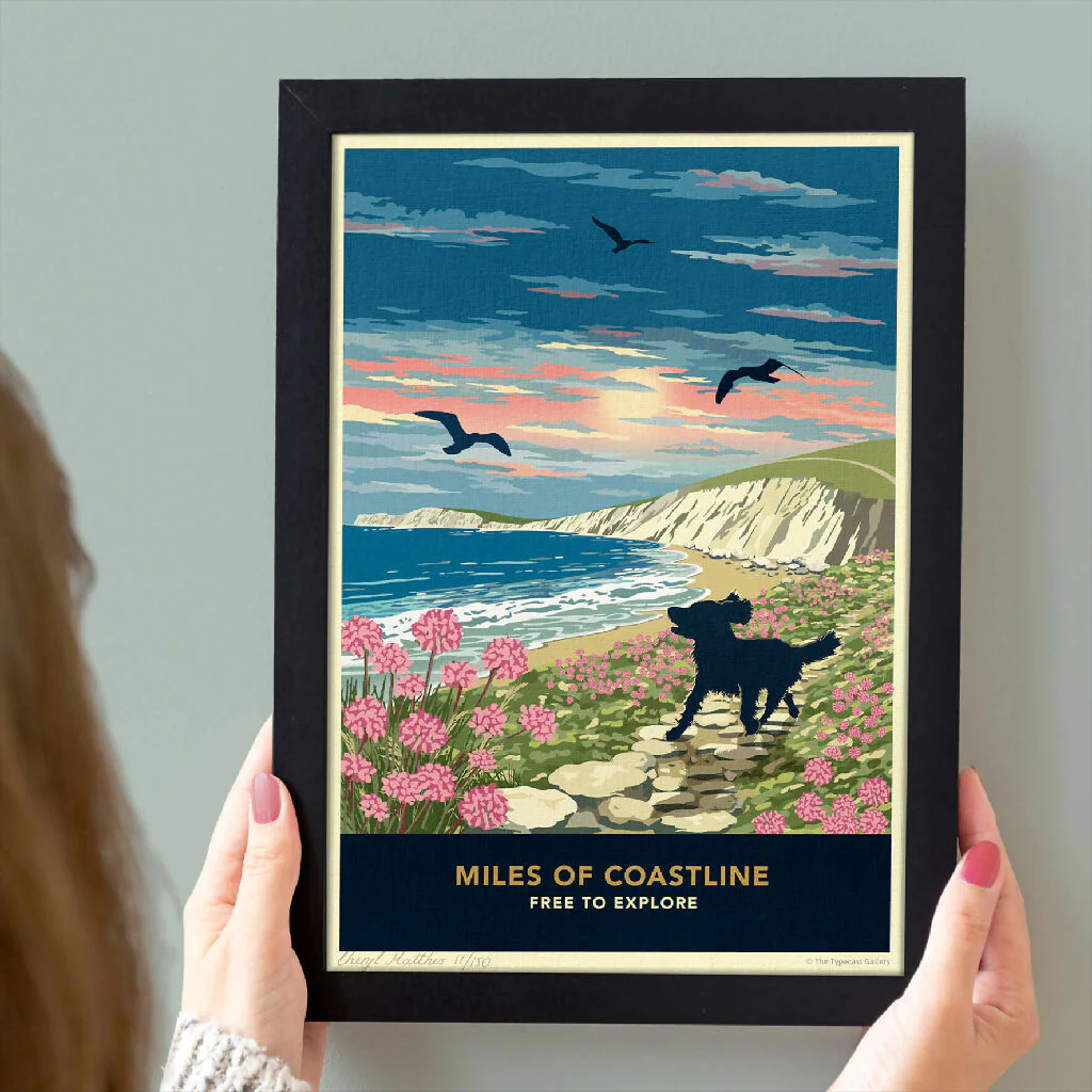 SPANIEL 'COASTAL WALKS’ LIMITED EDITION ART PRINT - Image 4