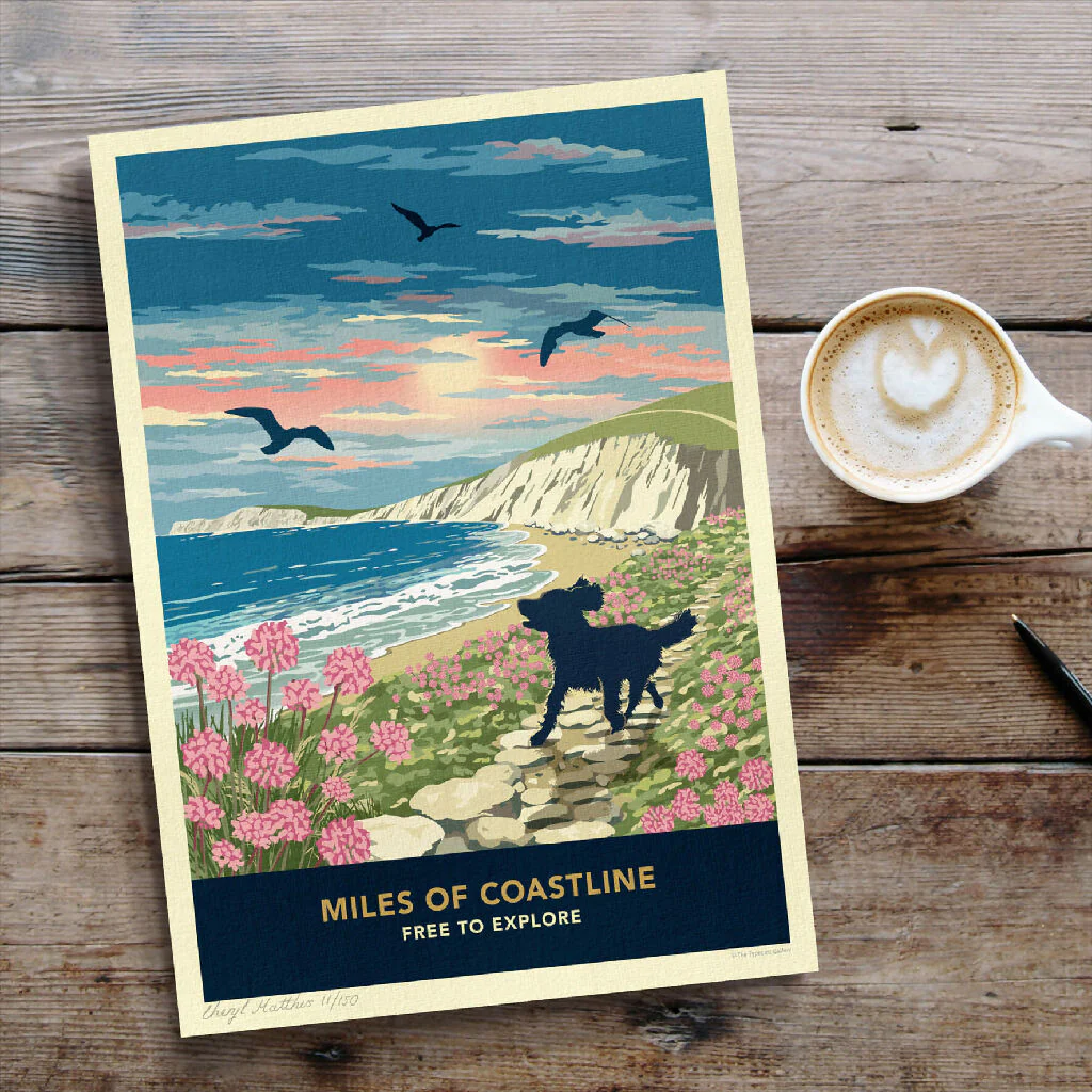 SPANIEL 'COASTAL WALKS’ LIMITED EDITION ART PRINT - Image 7