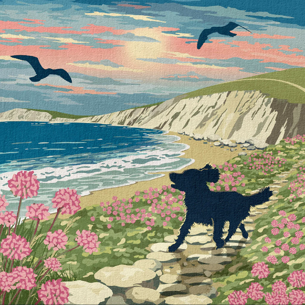 SPANIEL 'COASTAL WALKS’ LIMITED EDITION ART PRINT - Image 8