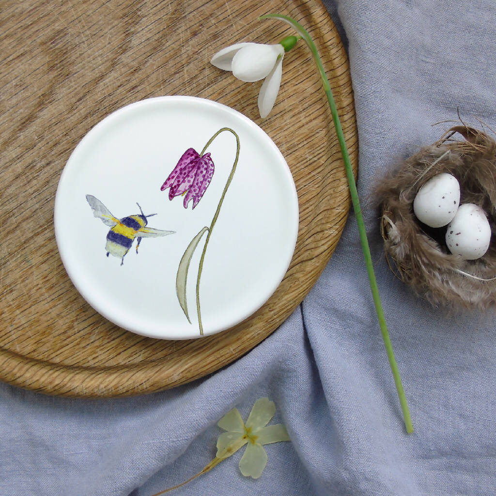 Spring Flowers Bone China Coasters - Image 4