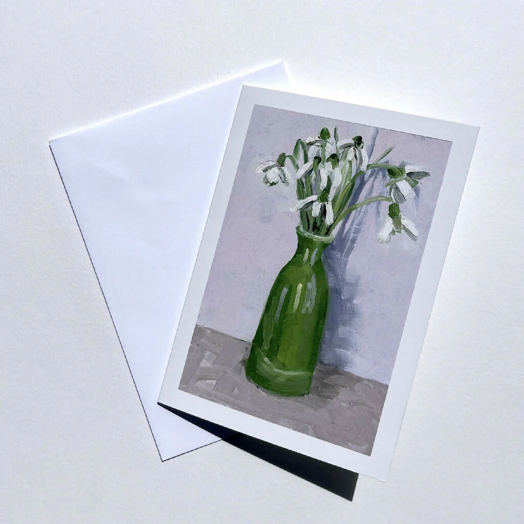 Spring Snowdrops Greeting Card - Image 2